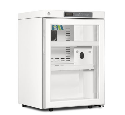60L Small Pharmacy Medical Refrigerator Fridge With Single Glass Door For Hospital